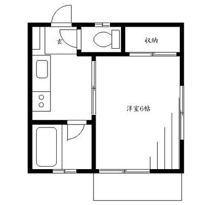三田線 アパート 1K