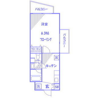 東京都豊島区駒込２丁目 賃貸マンション 1K