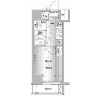 東京都北区滝野川３丁目 賃貸マンション 1K