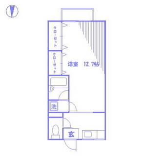 東京都板橋区板橋３丁目 賃貸マンション 1R