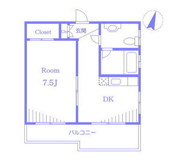 東京都北区滝野川７丁目 賃貸マンション 1DK