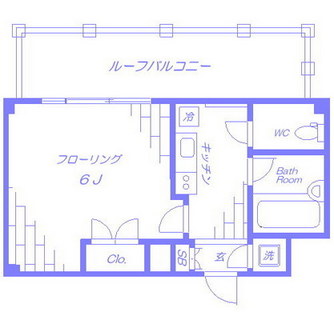 東京都豊島区北大塚１丁目 賃貸マンション 1K