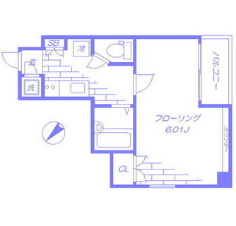 東京都北区滝野川７丁目 賃貸マンション 1K