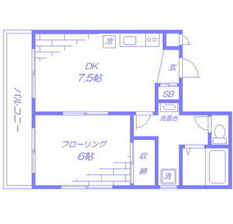 東京都北区赤羽西６丁目 賃貸マンション 1DK