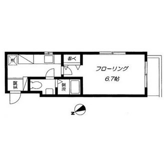 東京都北区滝野川３丁目 賃貸マンション 1K