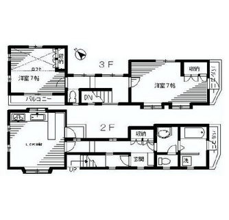 東京都豊島区西巣鴨２丁目 賃貸アパート 2LDK