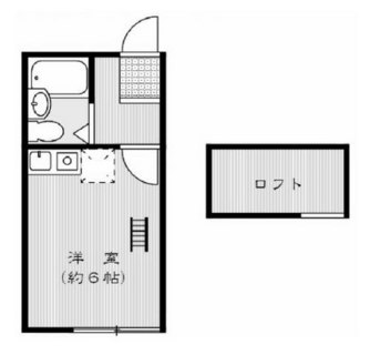 東京都北区滝野川１丁目 賃貸アパート 1R