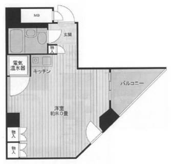 東京都文京区白山２丁目 賃貸マンション 1R