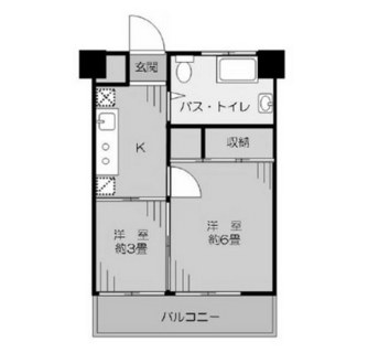 東京都北区滝野川６丁目 賃貸マンション 2K