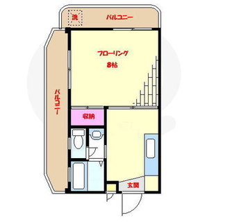 東京都板橋区板橋１丁目 賃貸マンション 1K