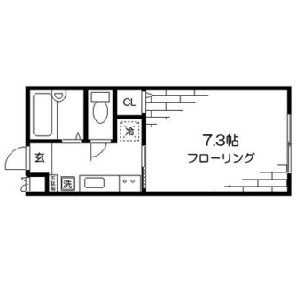 東京都北区滝野川５丁目 賃貸アパート 1K