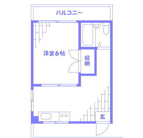 東京都文京区本駒込５丁目 賃貸マンション 1K