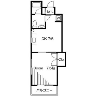 東京都北区滝野川６丁目 賃貸マンション 1DK