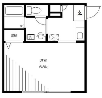 東京都北区滝野川６丁目 賃貸アパート 1K