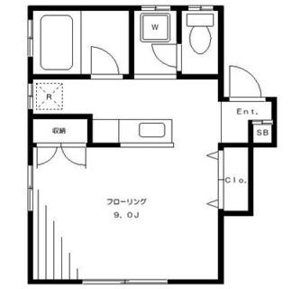 東京都北区滝野川３丁目 賃貸アパート 1R