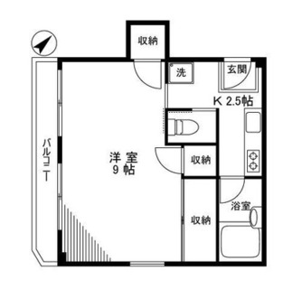 東京都文京区白山２丁目 賃貸マンション 1K