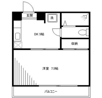 東京都板橋区板橋２丁目 賃貸マンション 1DK