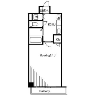 東京都北区滝野川５丁目 賃貸マンション 1K