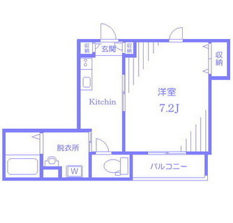 東京都板橋区板橋２丁目 賃貸マンション 1K