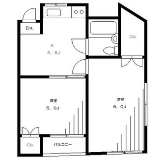 東京都板橋区前野町３丁目 賃貸マンション 2K