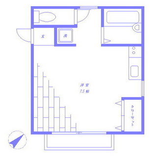 東京都北区滝野川６丁目 賃貸アパート 1R