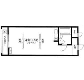 東京都板橋区板橋２丁目 賃貸マンション 1R