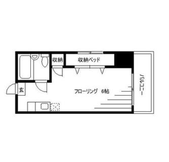 東京都北区滝野川５丁目 賃貸マンション 1R