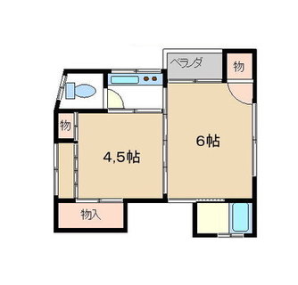 東京都豊島区西巣鴨２丁目 賃貸アパート 2K