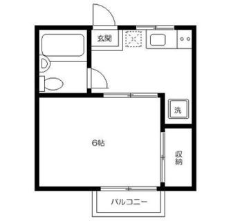 東京都北区滝野川４丁目 賃貸アパート 1K