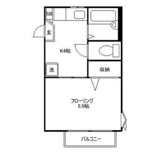 東京都北区滝野川５丁目 賃貸アパート 1K