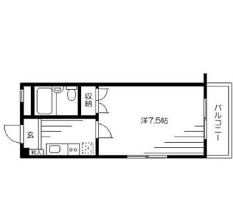 東京都豊島区南大塚１丁目 賃貸マンション 1K