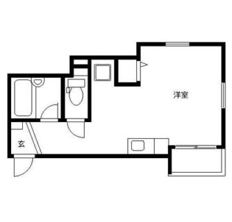 東京都文京区白山１丁目 賃貸マンション 1R