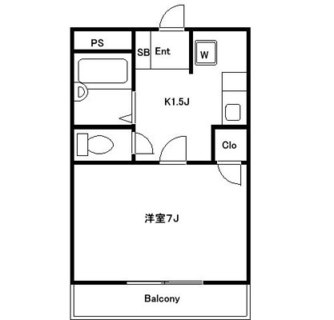 東京都北区滝野川３丁目 賃貸マンション 1K