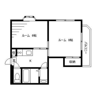 東京都板橋区志村２丁目 賃貸マンション 2K