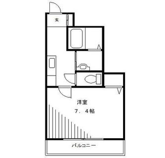 東京都北区滝野川１丁目 賃貸マンション 1K