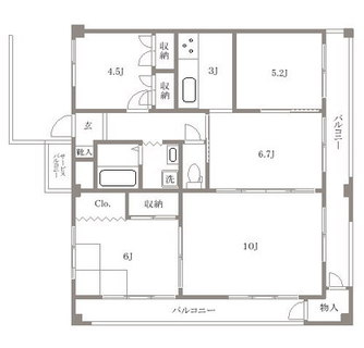 東京都板橋区本町 賃貸マンション 3LDK