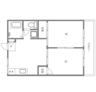 東京都板橋区高島平４丁目 賃貸アパート 2DK
