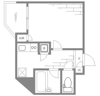 東京都豊島区北大塚１丁目 賃貸マンション 1K