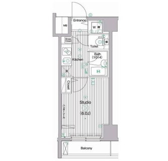 東京都北区滝野川３丁目 賃貸マンション 1K