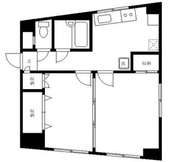 東京都北区滝野川５丁目 賃貸マンション 2DK