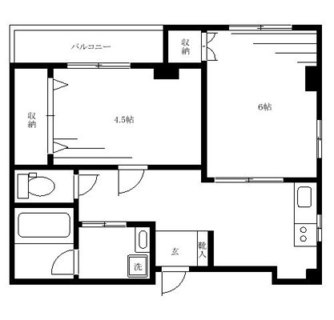東京都豊島区巣鴨４丁目 賃貸マンション 2K